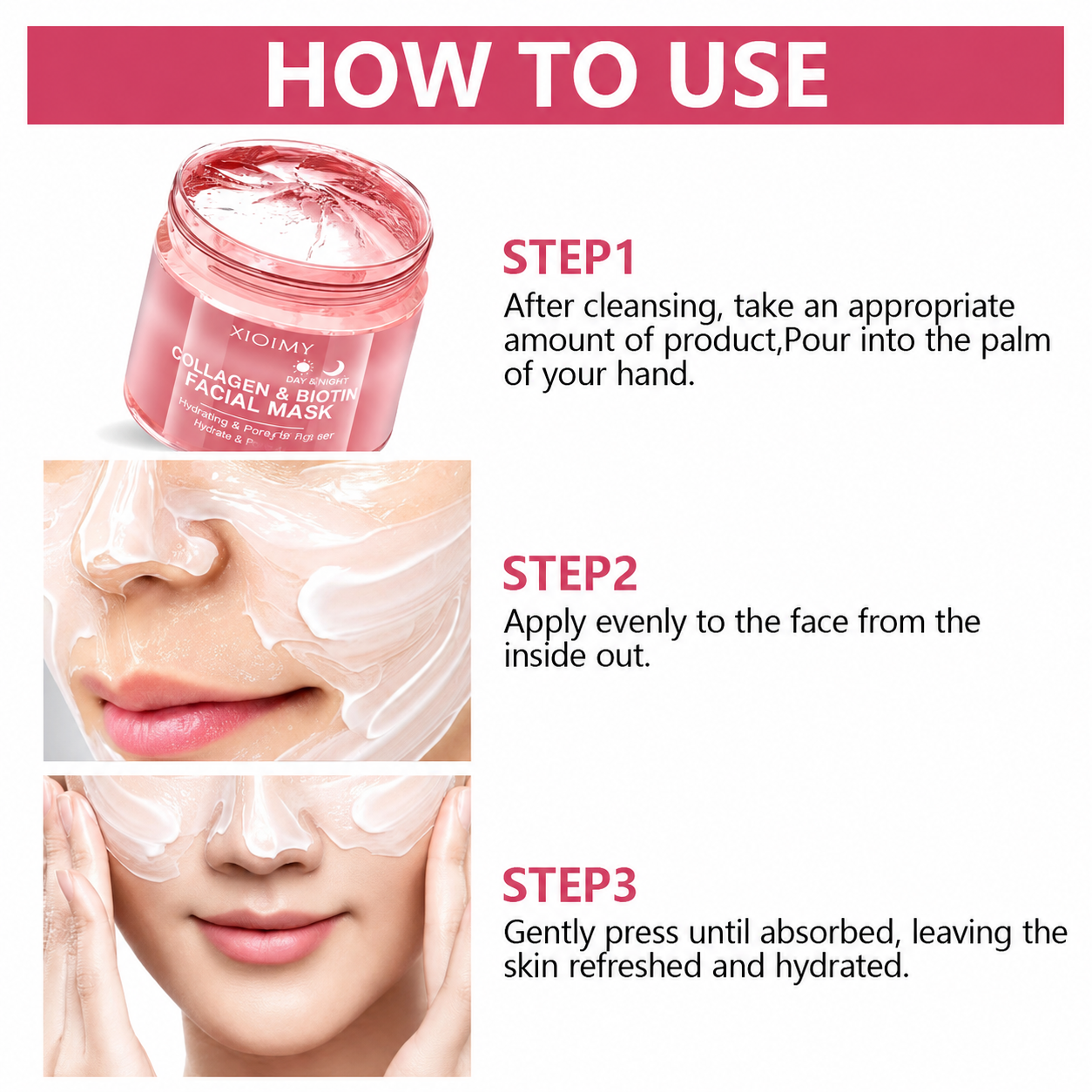 GenLink™ Collagen Biotin Glow Mask (Tender Skin)