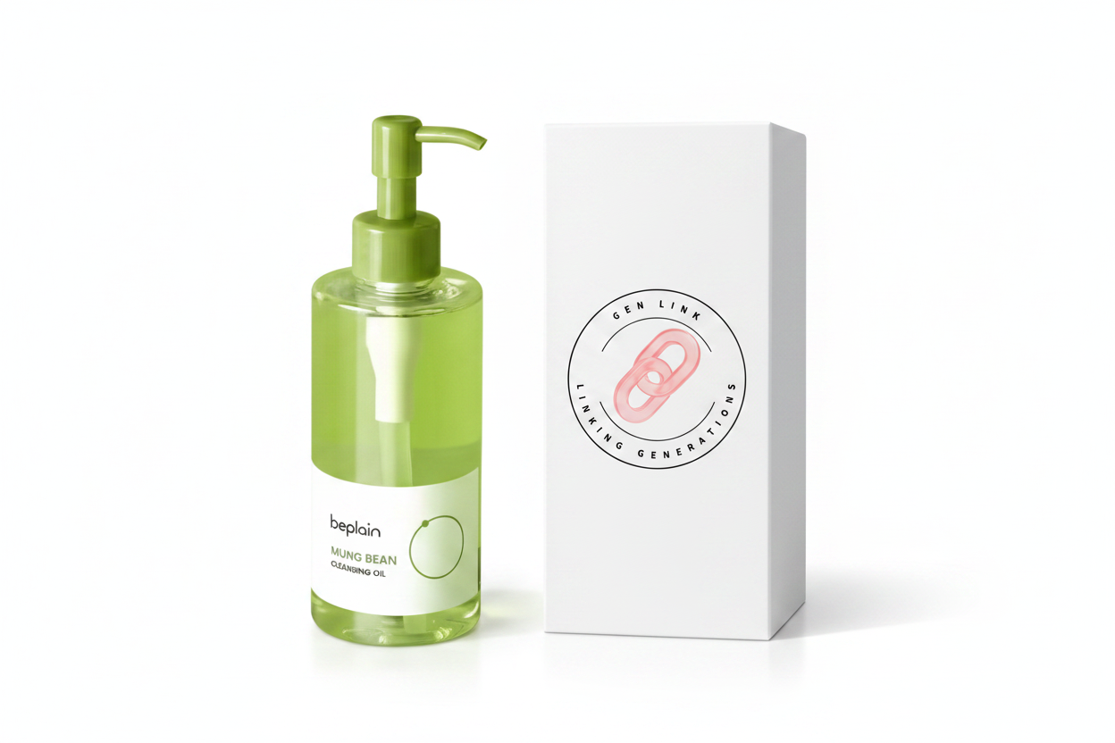 GenLink Beplain Mung Bean Cleansing Oil with Branded Packaging Box